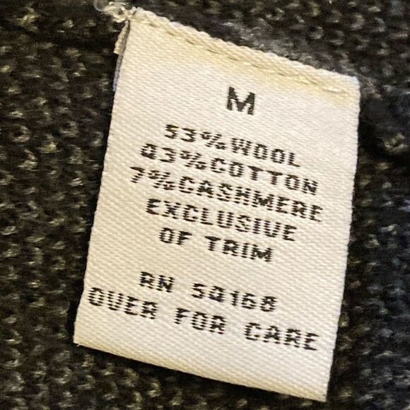 Elliott Lauren Vintage Wool Jacket – Black & Gray Statement Outerwear M - Picture 7 of 8